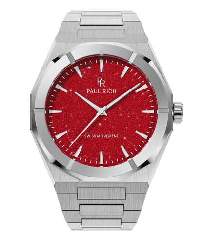 Star Dust II Silver Red